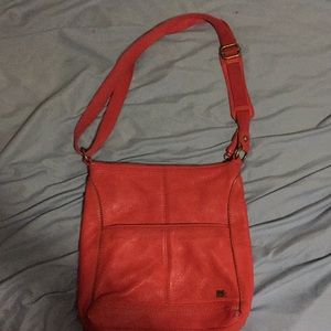 A coral purse